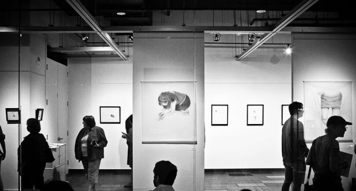 Lines & Stories Exhibition by Maya Hum. Photo credit: Genny Lui