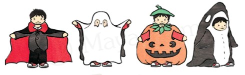 Halloween Illustration by Maya Hum