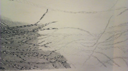 Work in progress-embroidery string 2