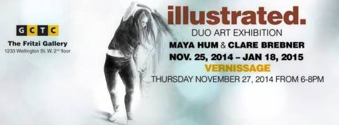 Illustrate. Duo Exhibition: Maya Hum & Clare Brebner