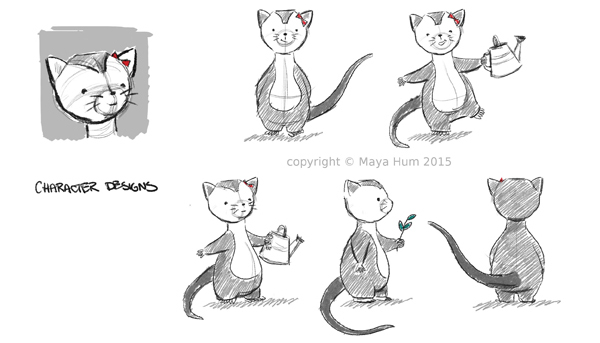 Possum Character Design Sheet By Maya Hum 2015