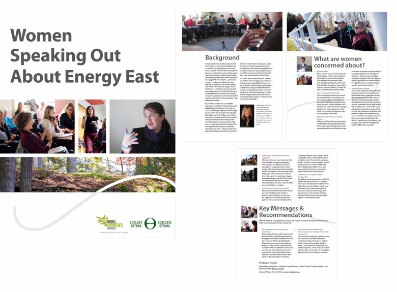 Info booklet design, Adobe InDesign, Illustrator, & Photoshop CS5, Client: Nobel Women's Initative, 2014