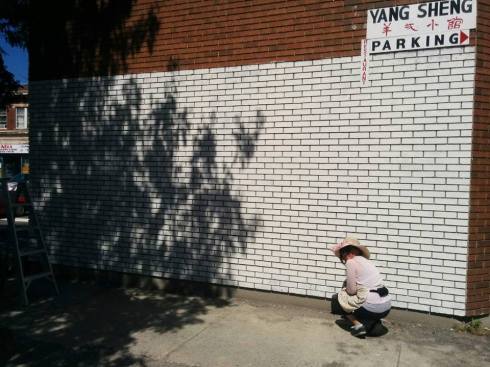 Taken right after the first coat of primer went on