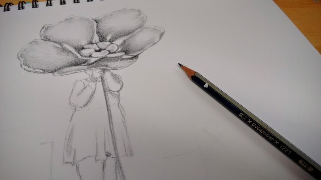 In progress drawing. 2016 © Maya Hum