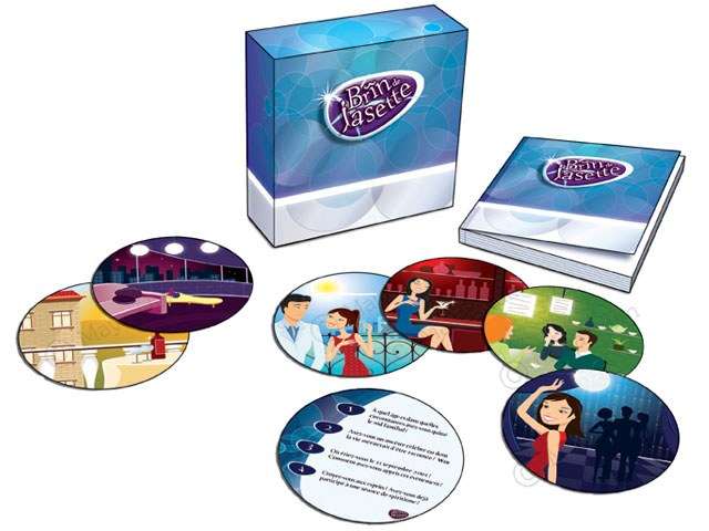 Brin de jasette deluxe/special edition - Employer: Groupe Nestor. Vector illustrations and product mock-up for potential clients. Adobe Illustrator, 2011.