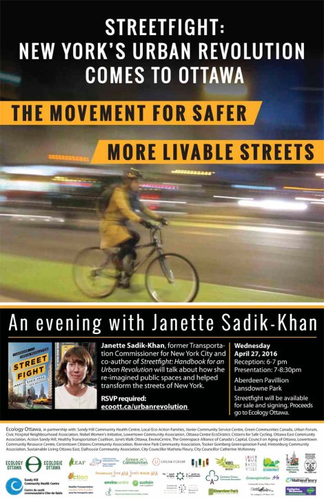 Book signing event poster. Client: Ecology Ottawa Adobe Illustrator, 2016